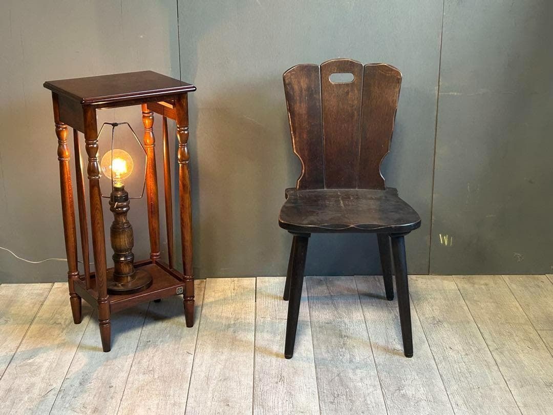 ②カリモク　karimoku ルスティック　オールドカリモク　ヴィンテージ　nz