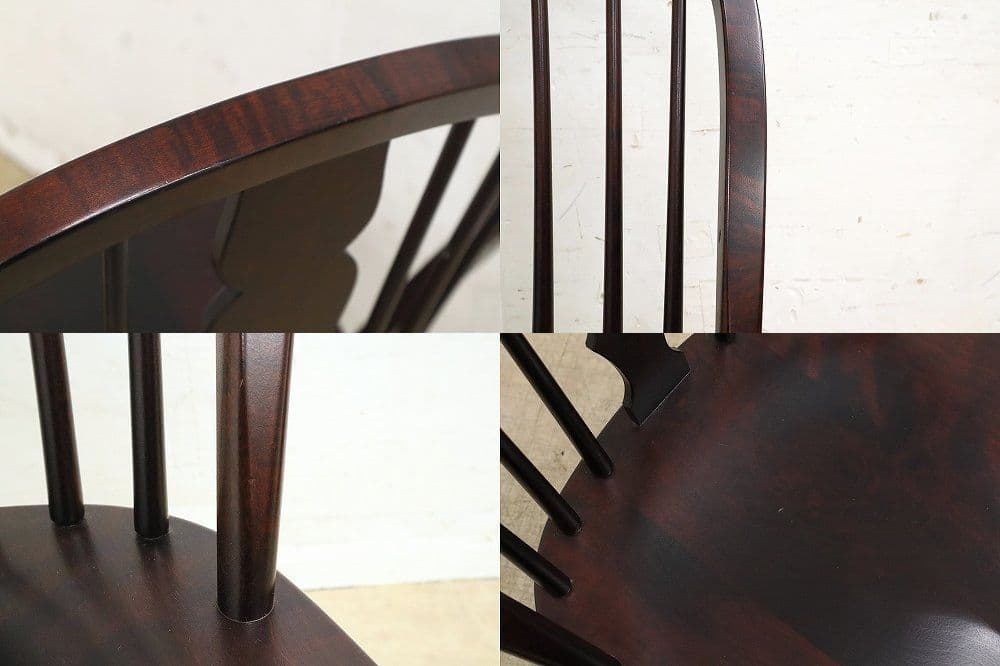 展示品！【北海道民芸家具】HM266・ウィンザーチェア②◆樺材・椅子