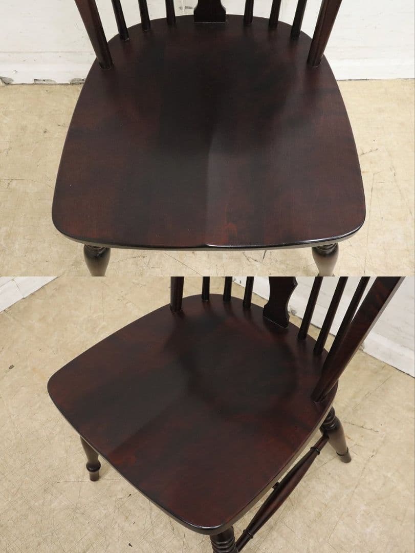 展示品！【北海道民芸家具】HM266・ウィンザーチェア②◆樺材・椅子