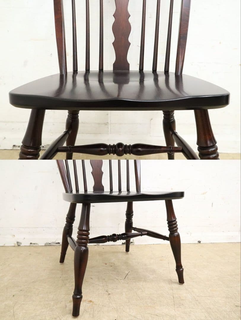 展示品！【北海道民芸家具】HM266・ウィンザーチェア②◆樺材・椅子