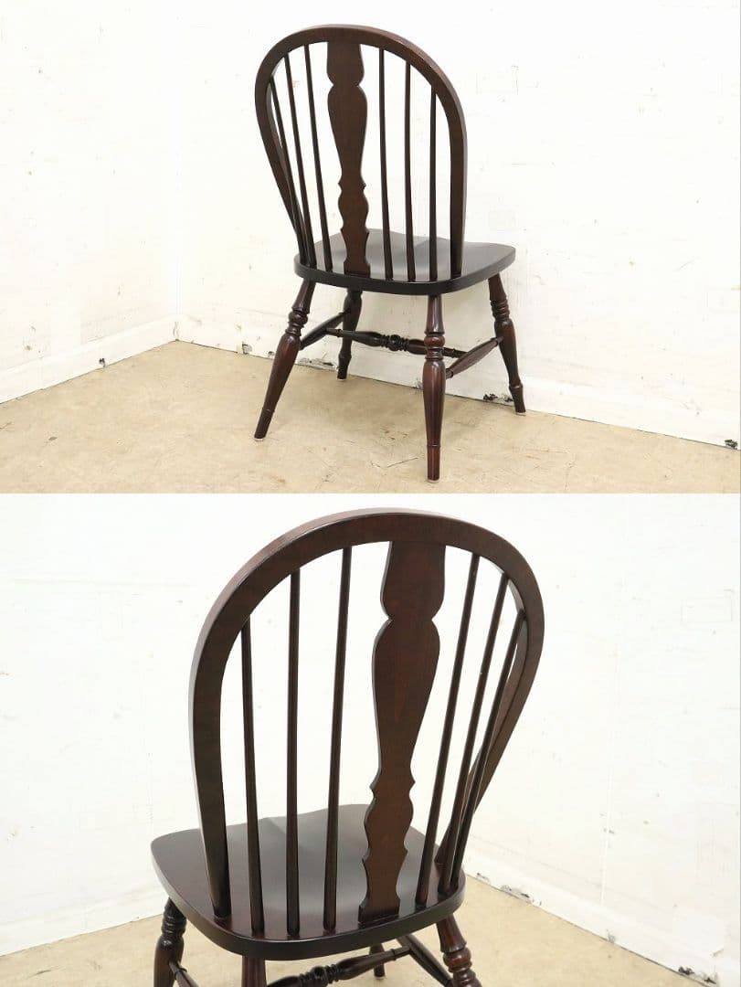 展示品！【北海道民芸家具】HM266・ウィンザーチェア②◆樺材・椅子