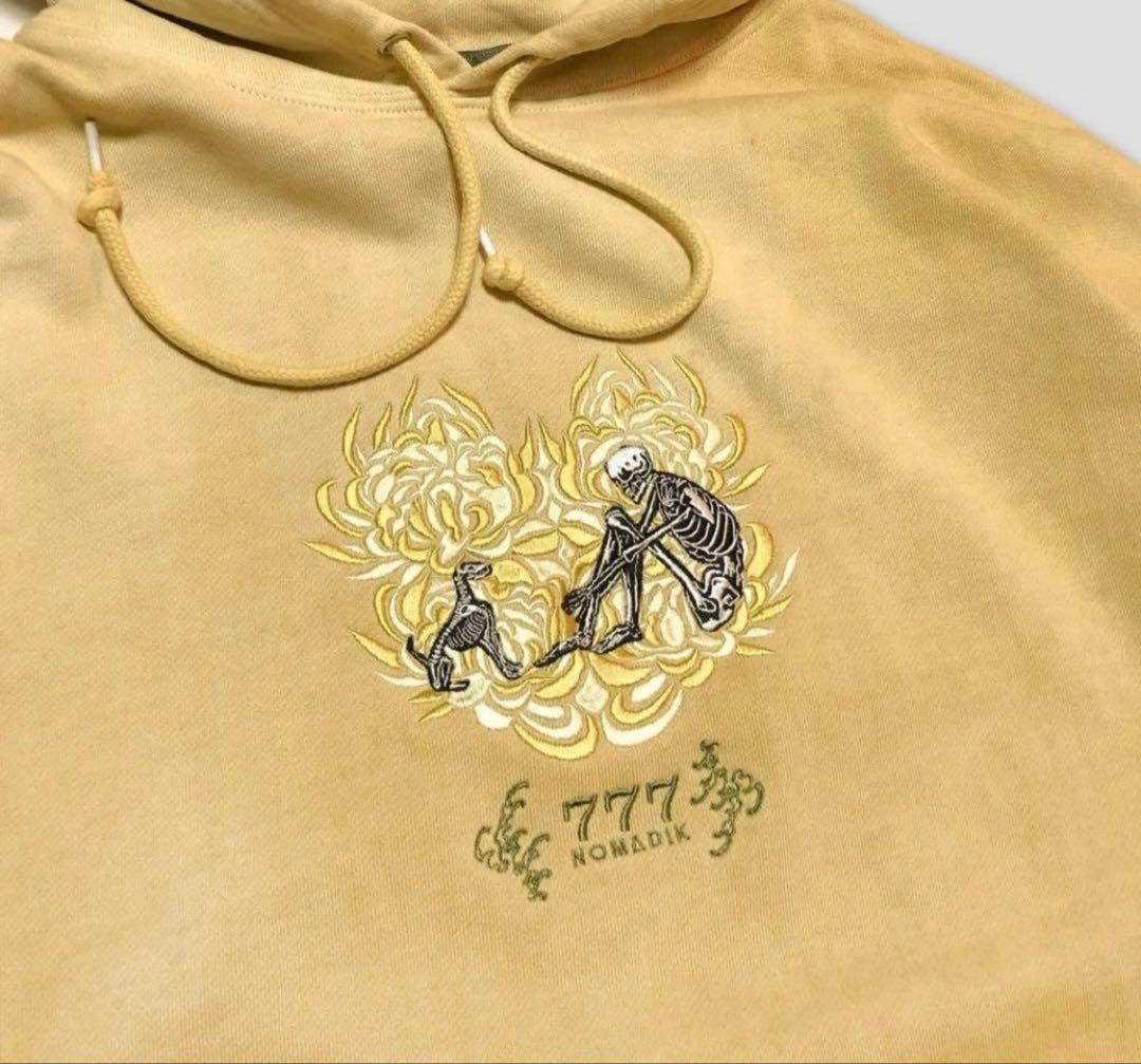 NOMADIK 777 パーカー Kazu オーバーダイ加工