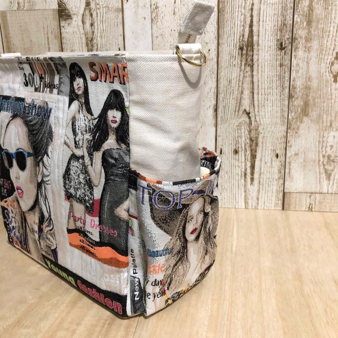 ショルダーバッグ　ハンドメイド　デニムリメイク　アイボリー【新品デニム】