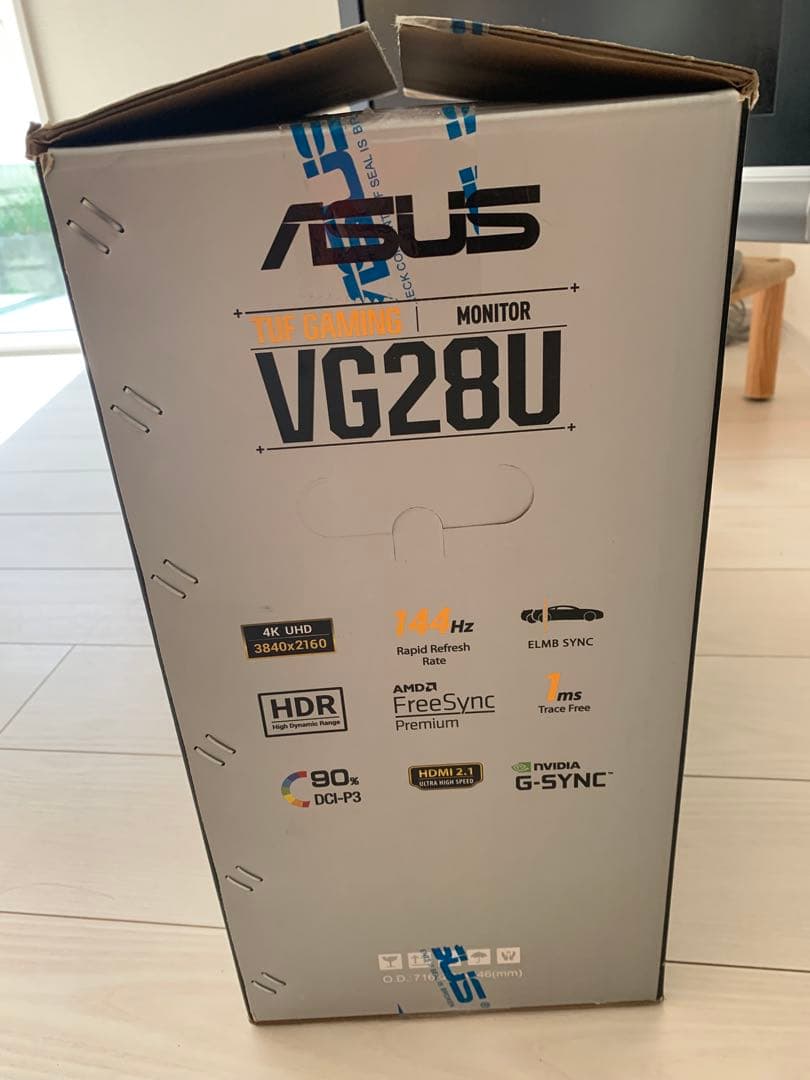 ディスプレイ・モニター本体 ASUS TUF GAMING VG28U 28 IPS 4K 144Hz