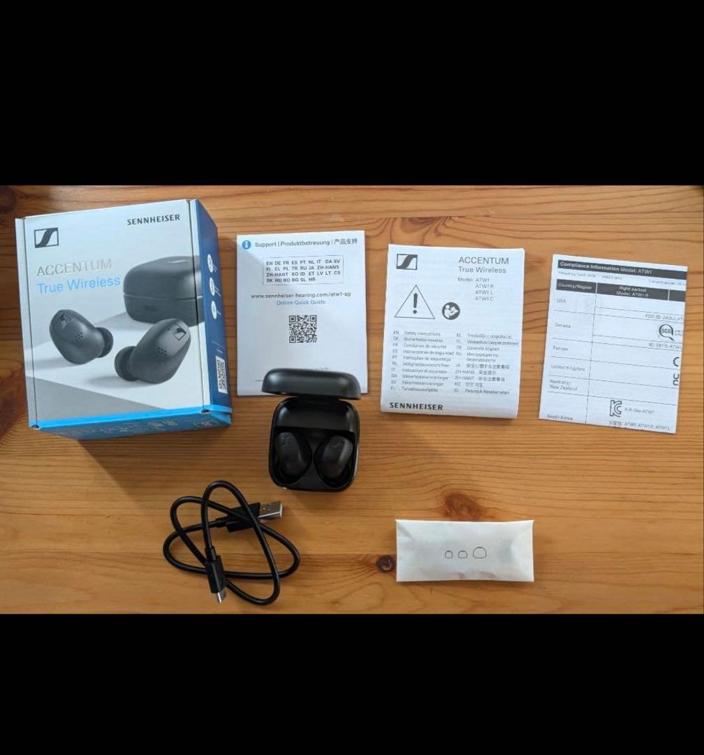 【美品】ゼンハイザー ACCENTUM True Wireless ブラック