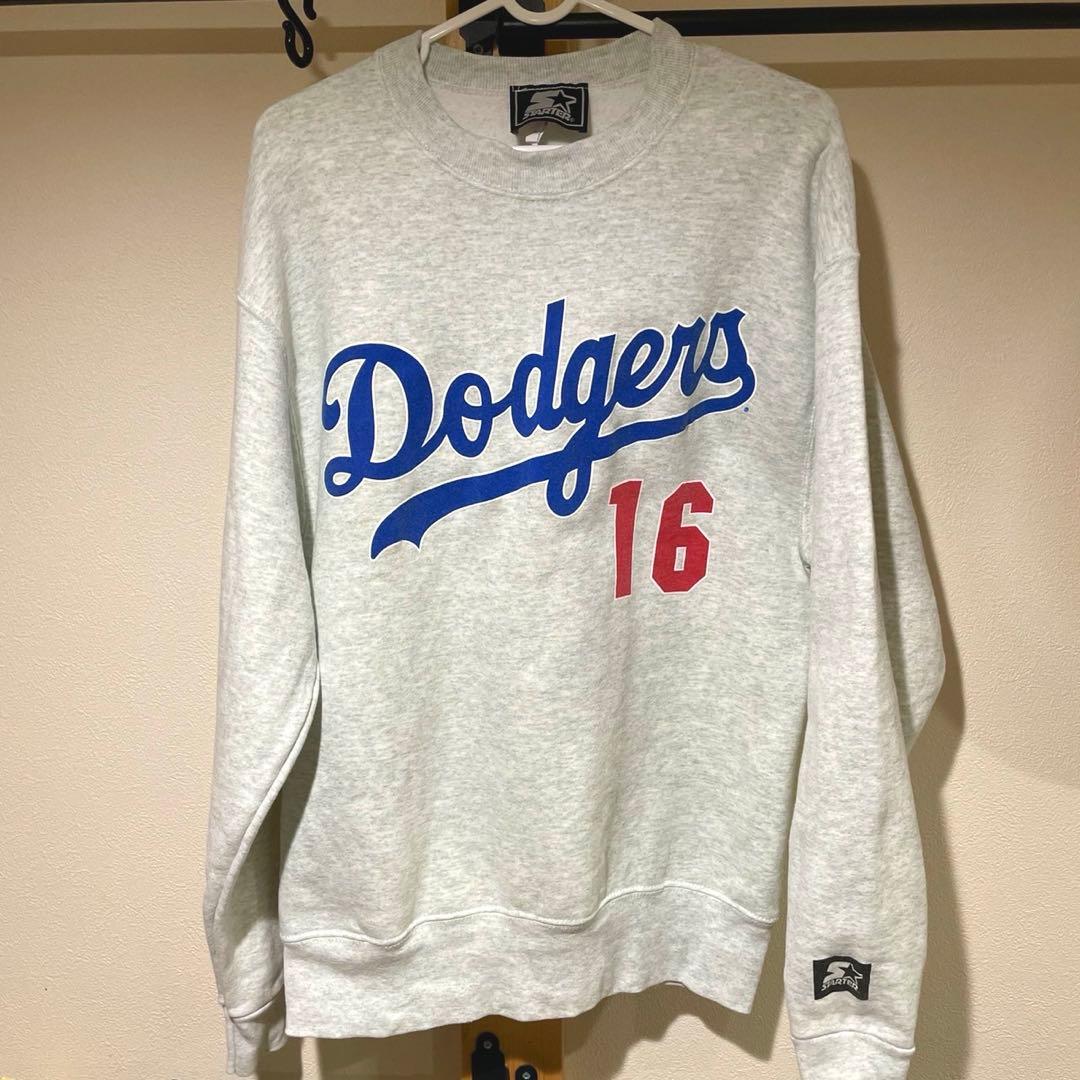 USA製90s レア希少スターター ドジャース スウェット 野茂英雄　裏起毛