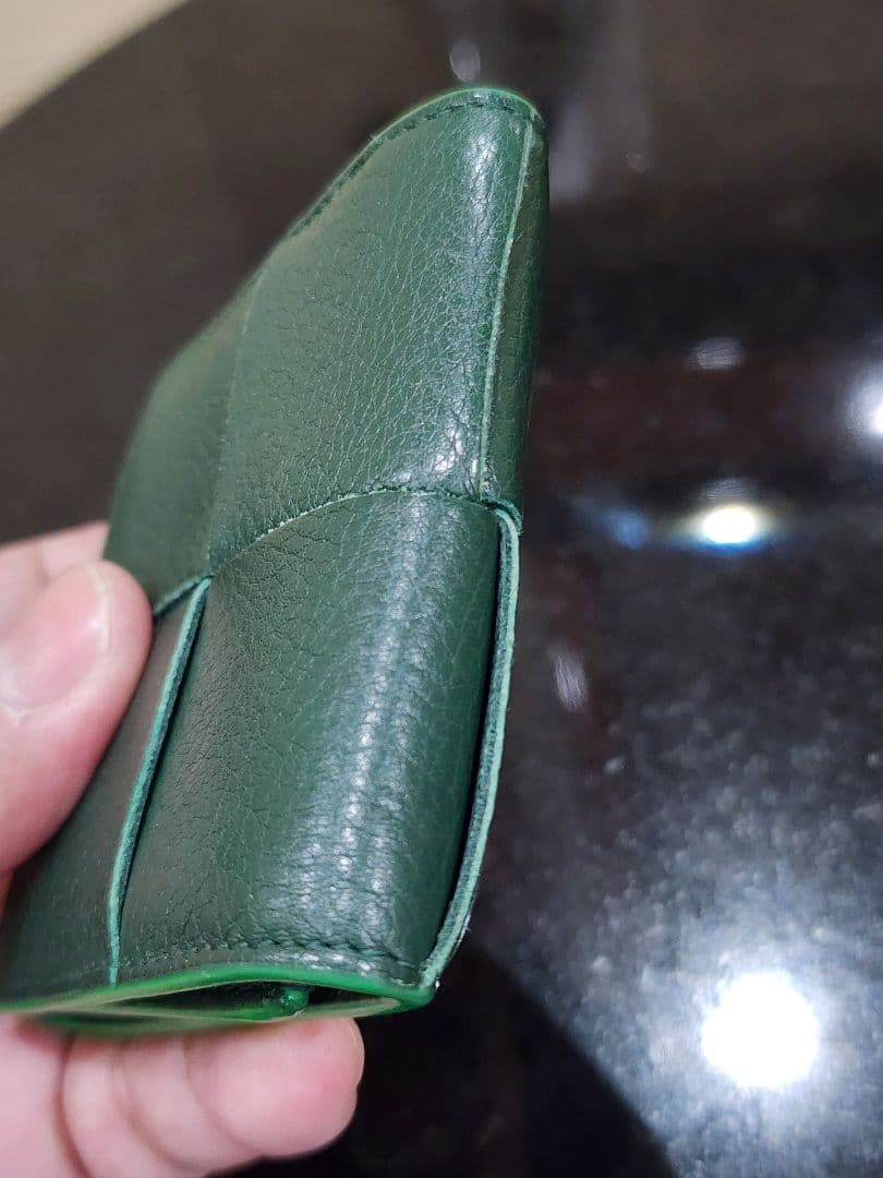 ボッテガ　パース　グリーン　ケース　小銭入れ　BOTTEGA