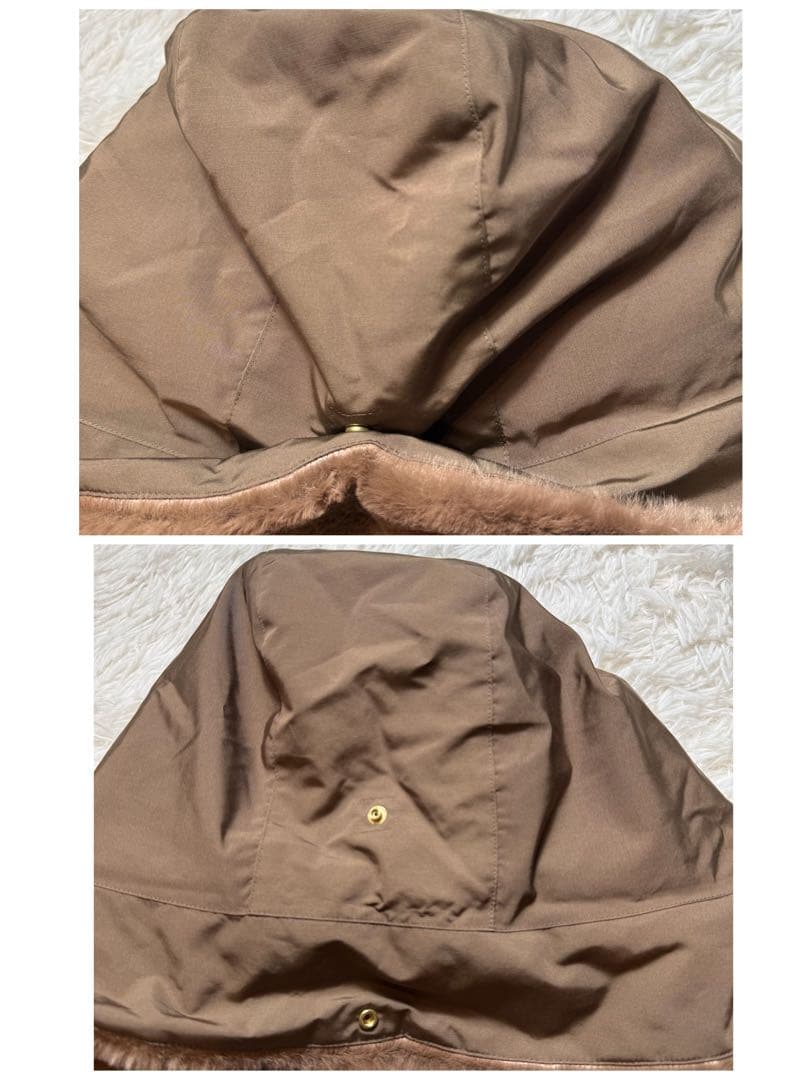 未使用級 ブルーレーベルクレストブリッジ モッズコート ファーフード ライナー付