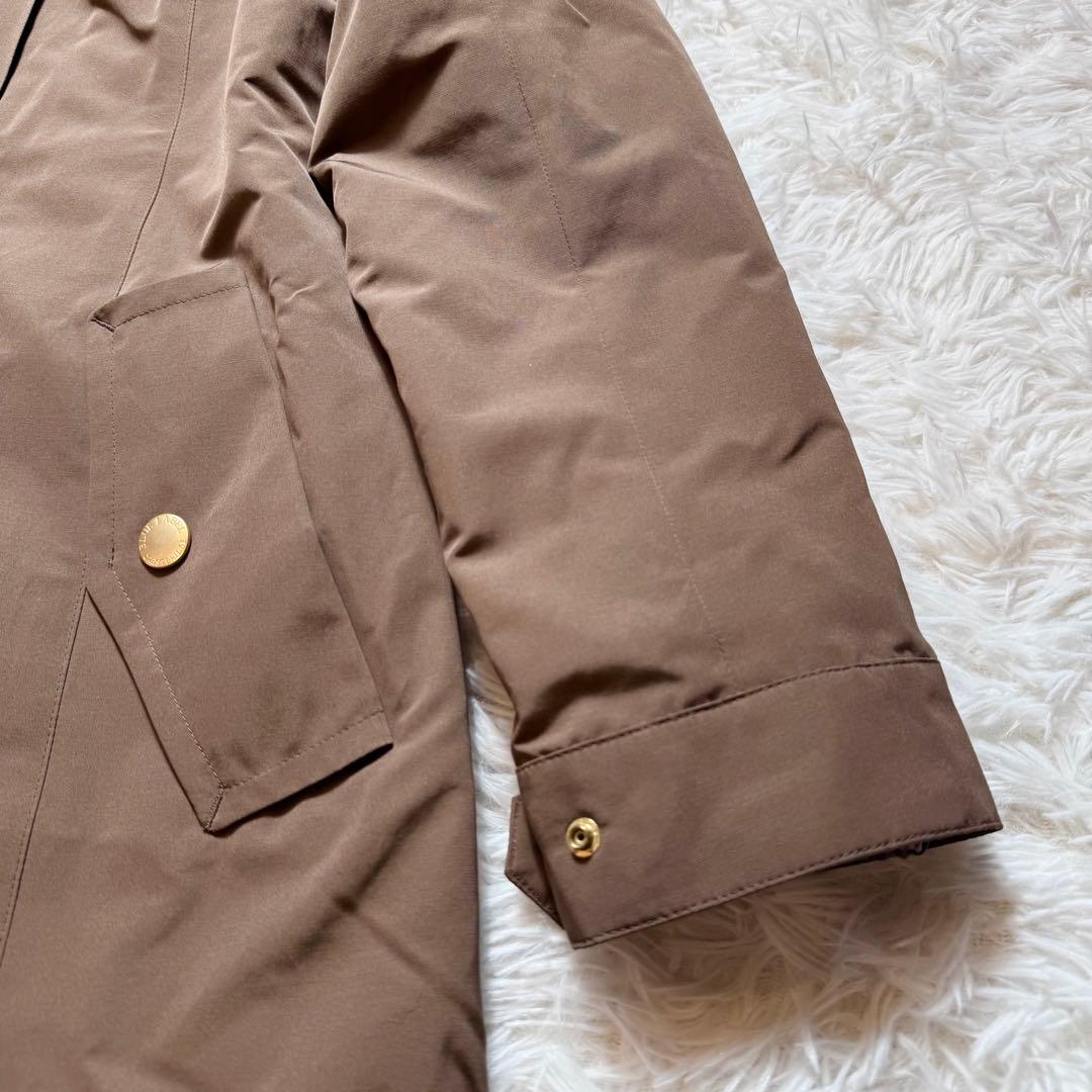 未使用級 ブルーレーベルクレストブリッジ モッズコート ファーフード ライナー付