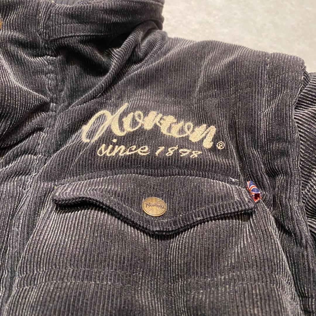 Norton L ピグメント 刺繍 ボア y2k 2wayコーデュロイジャケット