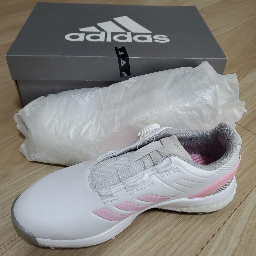 【新品・未使用】アディダス　レディースゴルフシューズ　22.5㎝