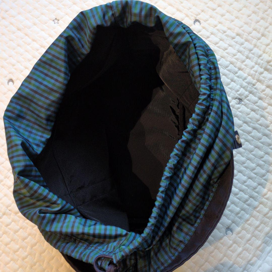 familiar マザーズバッグ ネイビー チェック柄