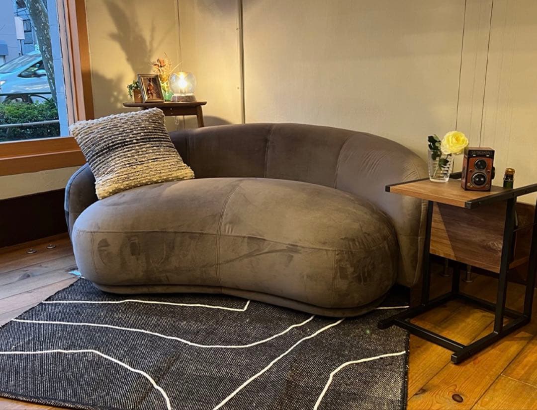 ノーチェ　ソファ BEANS 2人掛け グレー