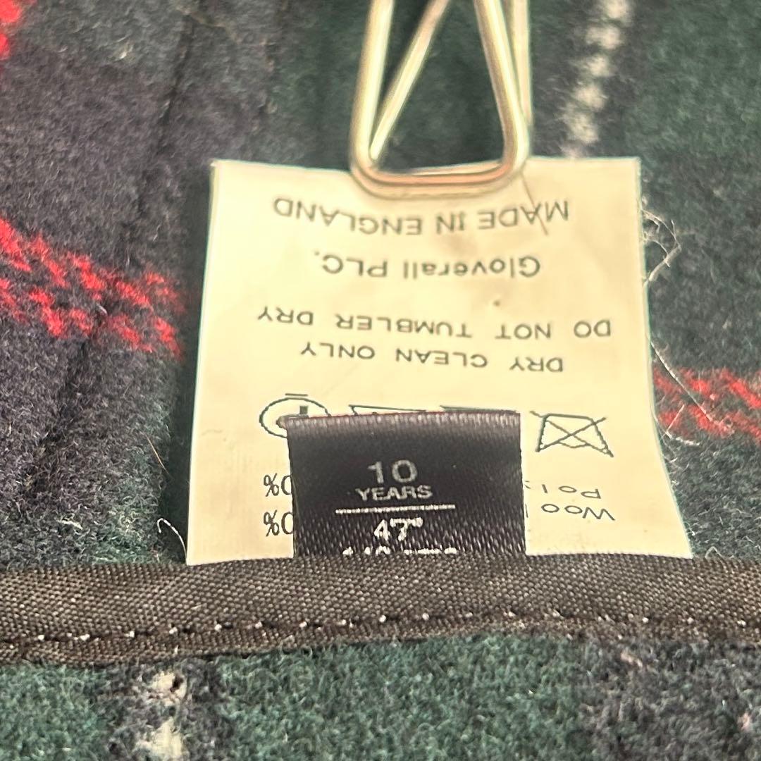 グローバーオール ダッフルコート トグル 英国製 ネイビー ダブルフェイス M