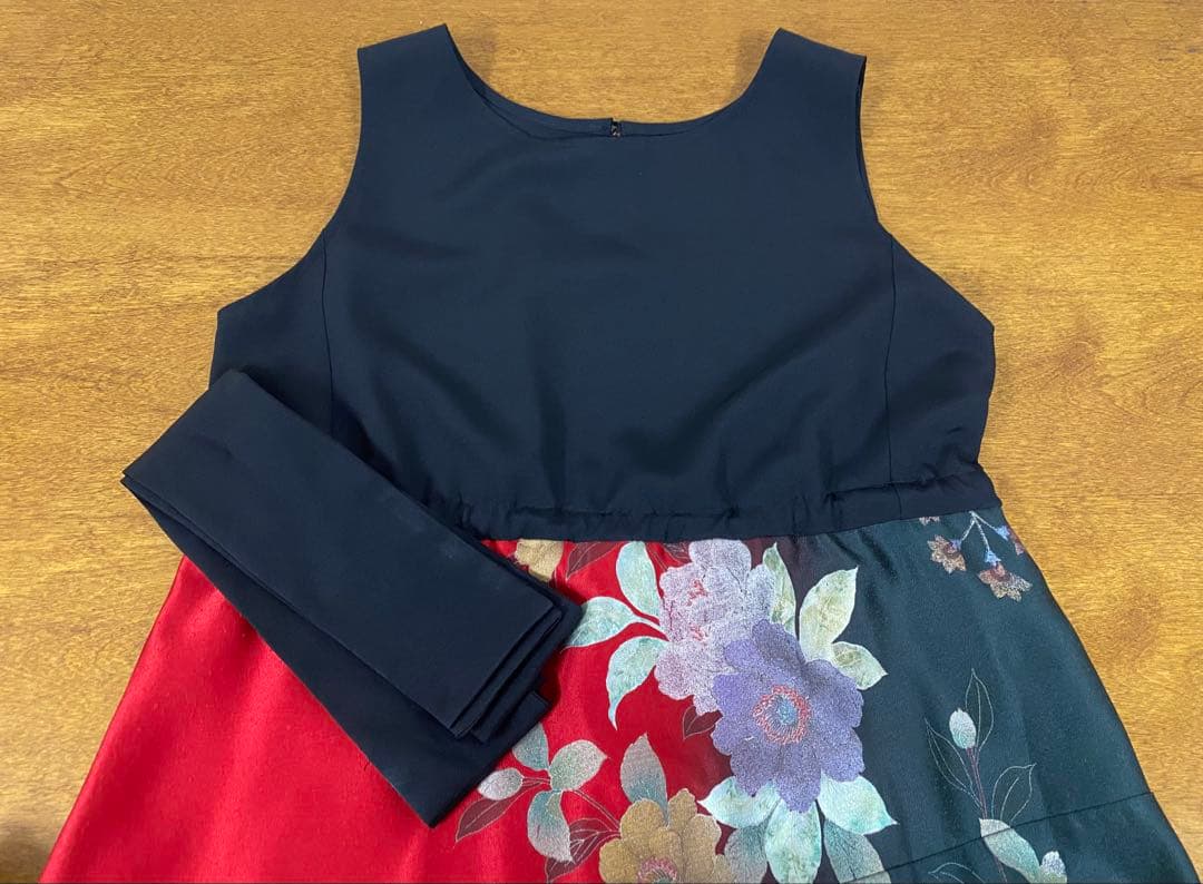 3269 着物　リメイク　ドレス　ワンピース