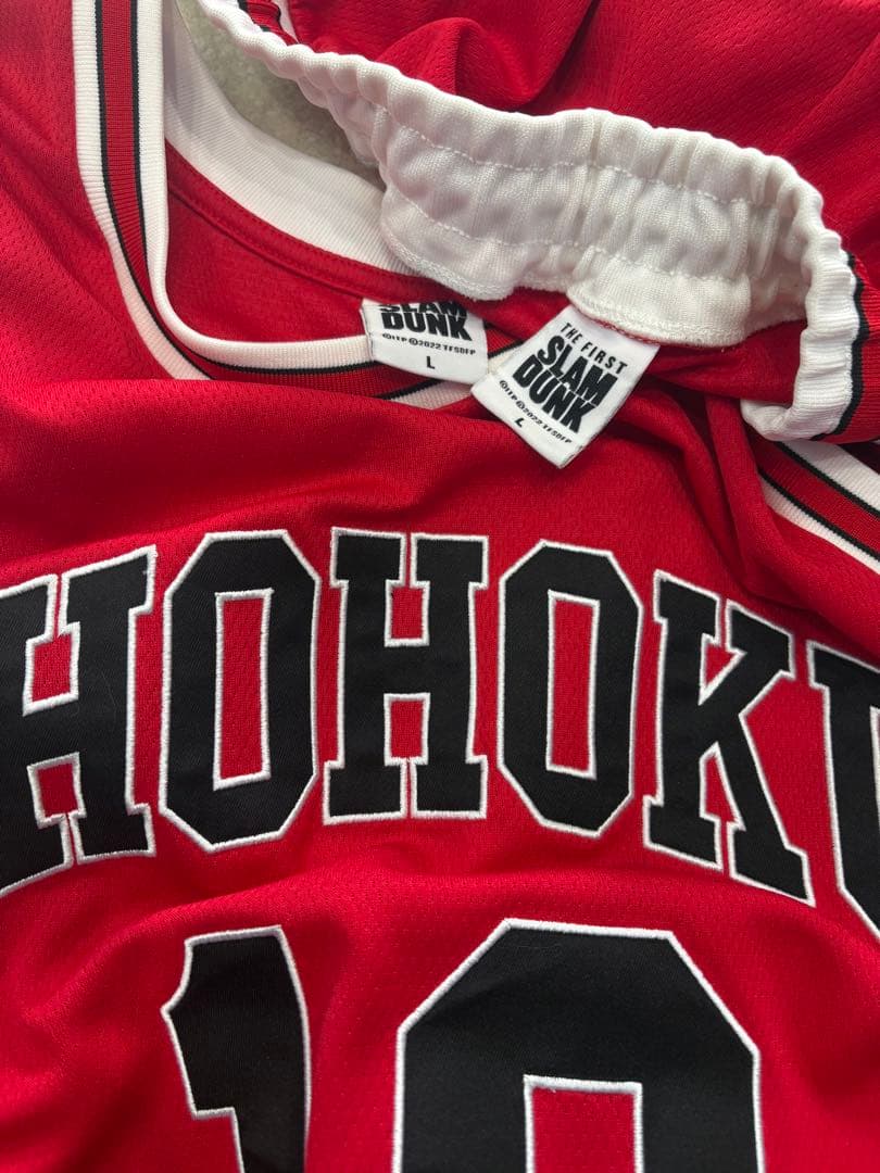 桜木花道10番THE FIRST SLAM DUNK 湘北ユニフォームセット L