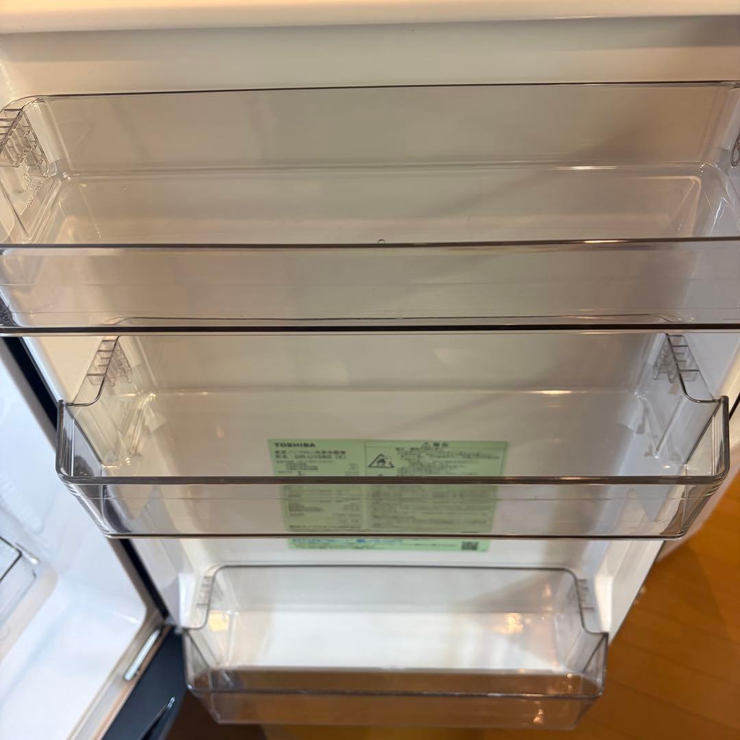 東芝(TOSHIBA) 冷蔵庫153L GR-U15BS 2ドア　右開きブラック