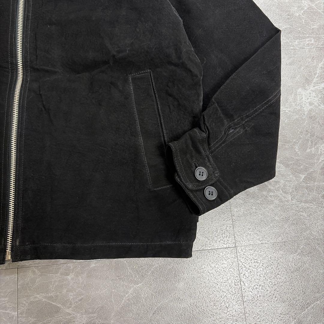 ジャケット・アウター OLD Suede Leather jacket black