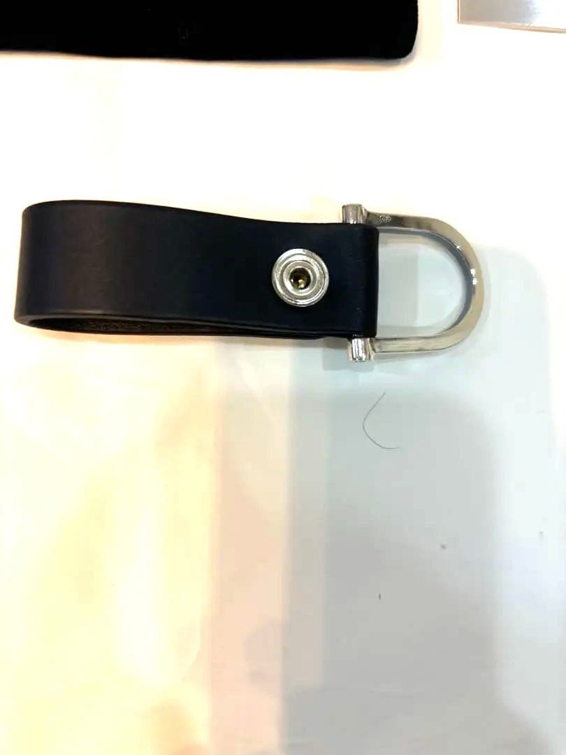 (お値下げ価格中)新品ヨウジヤマモトGOTHICベルトループレザーキーリング