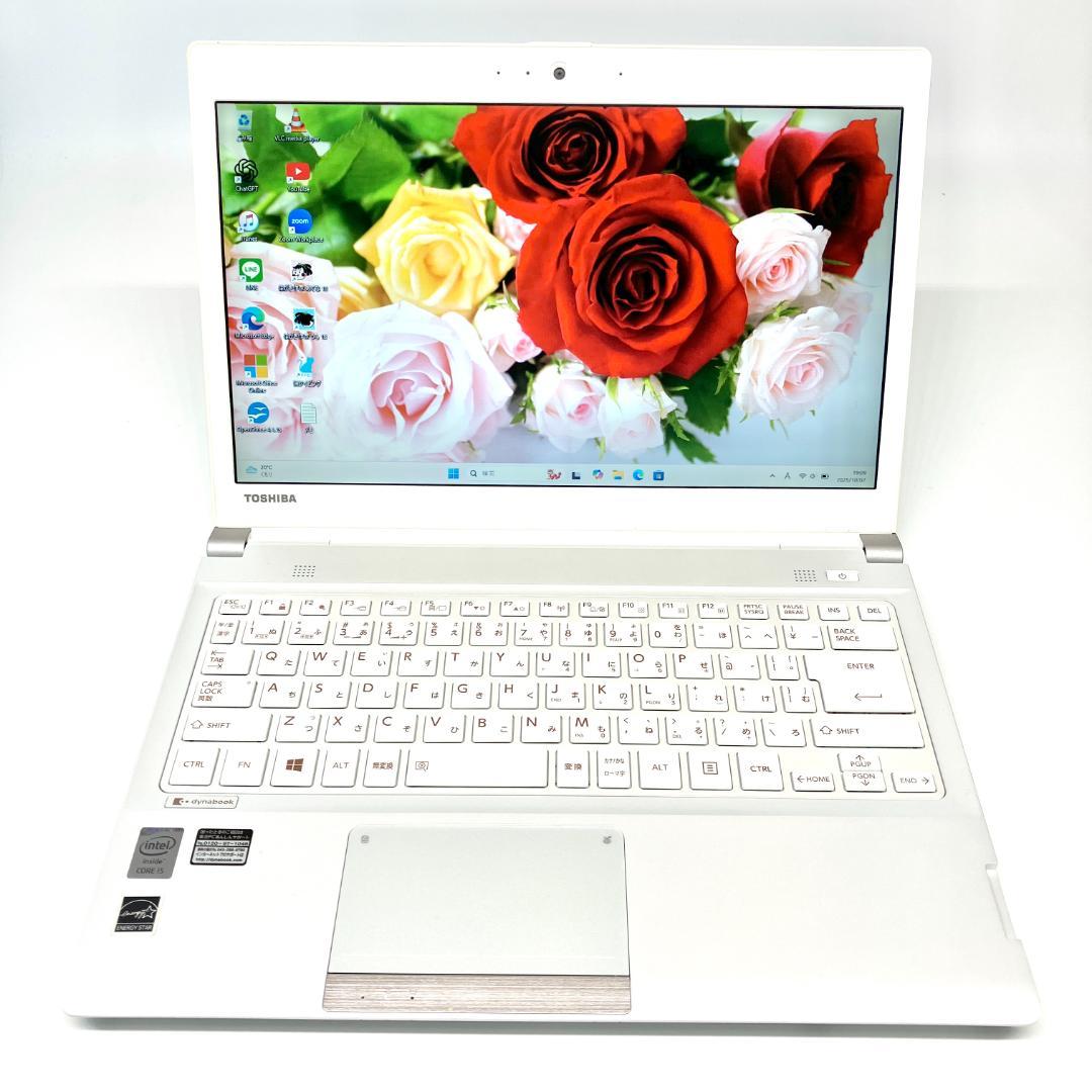 13.3in❣️レア色 ホワイト✨DVD カメラ付 コンパクト ノートパソコン