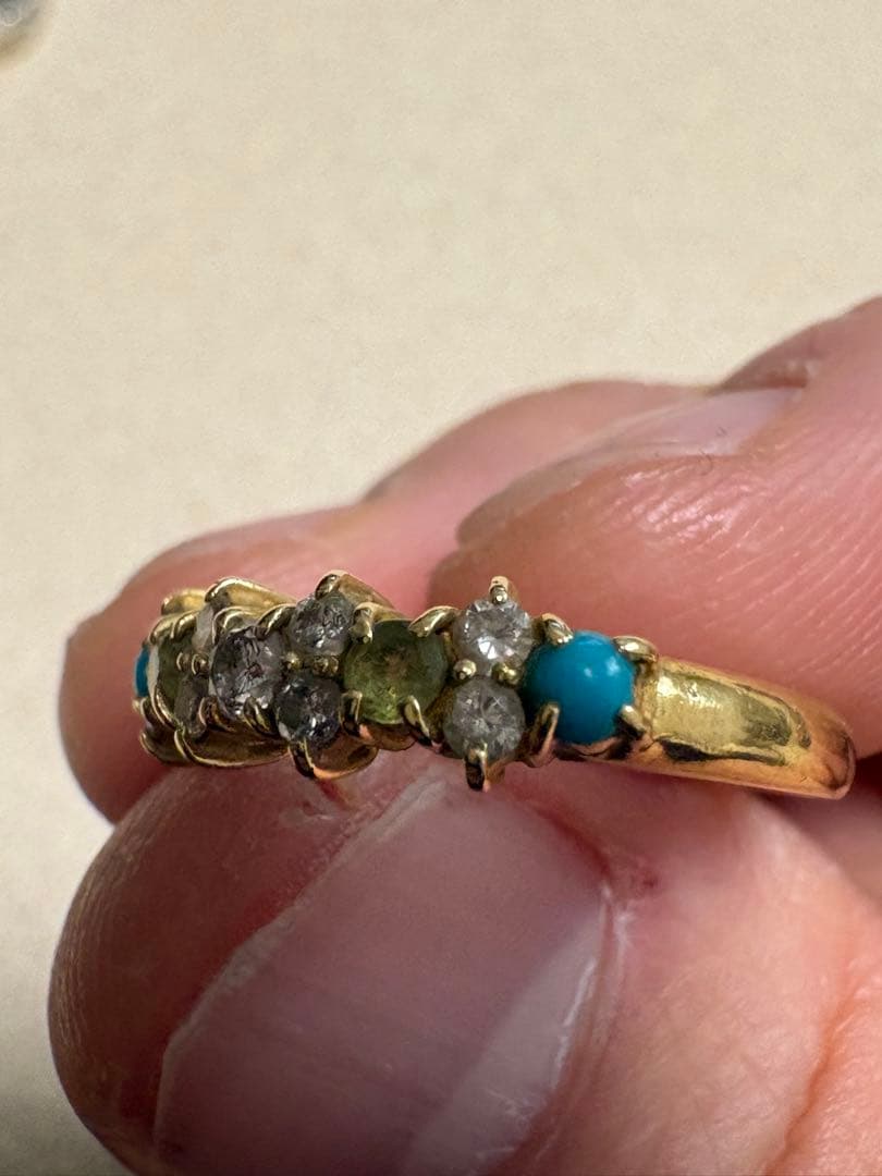 装飾的なパターンのリングセット