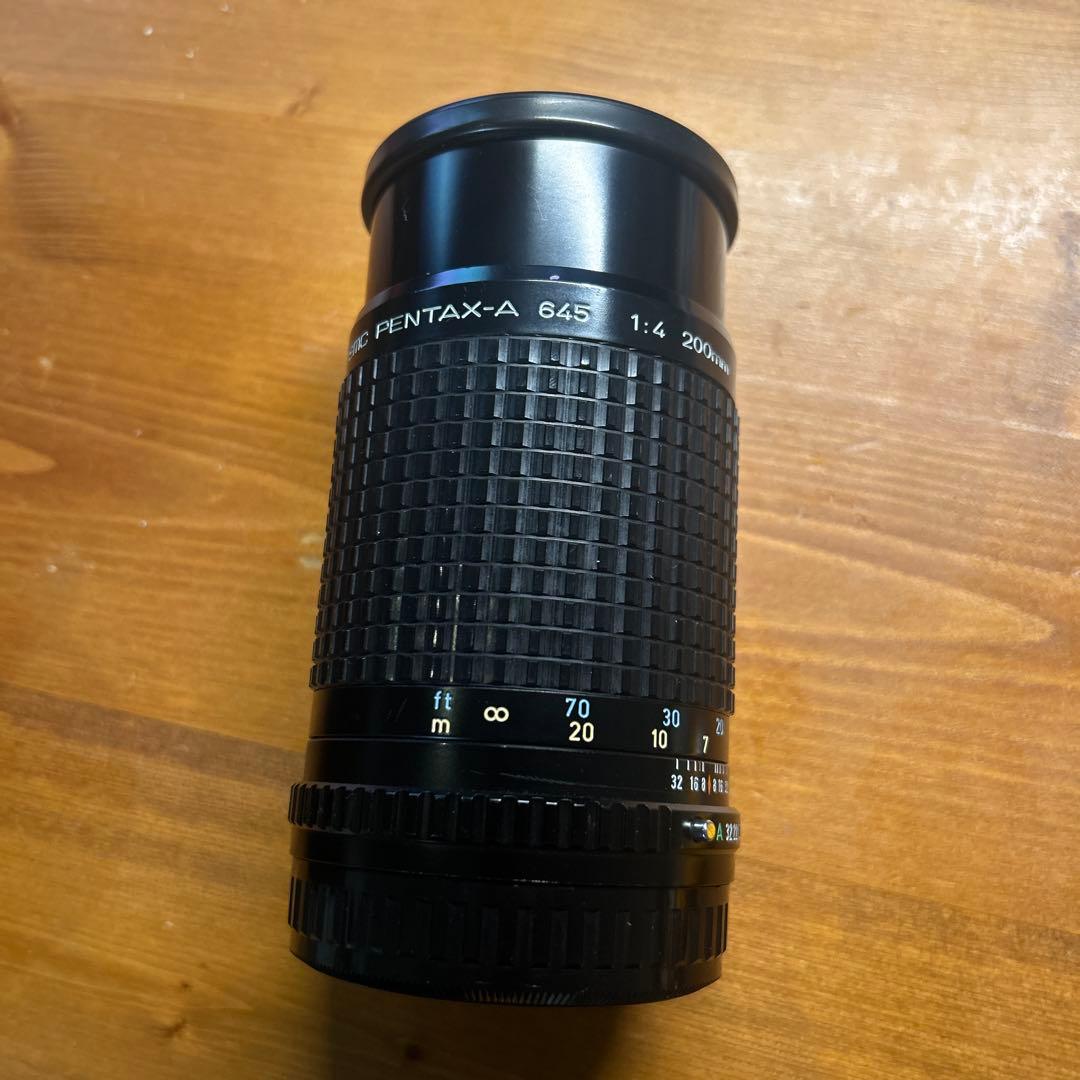 PENTAX A 645 200mm f/4 単焦点レンズ 美品