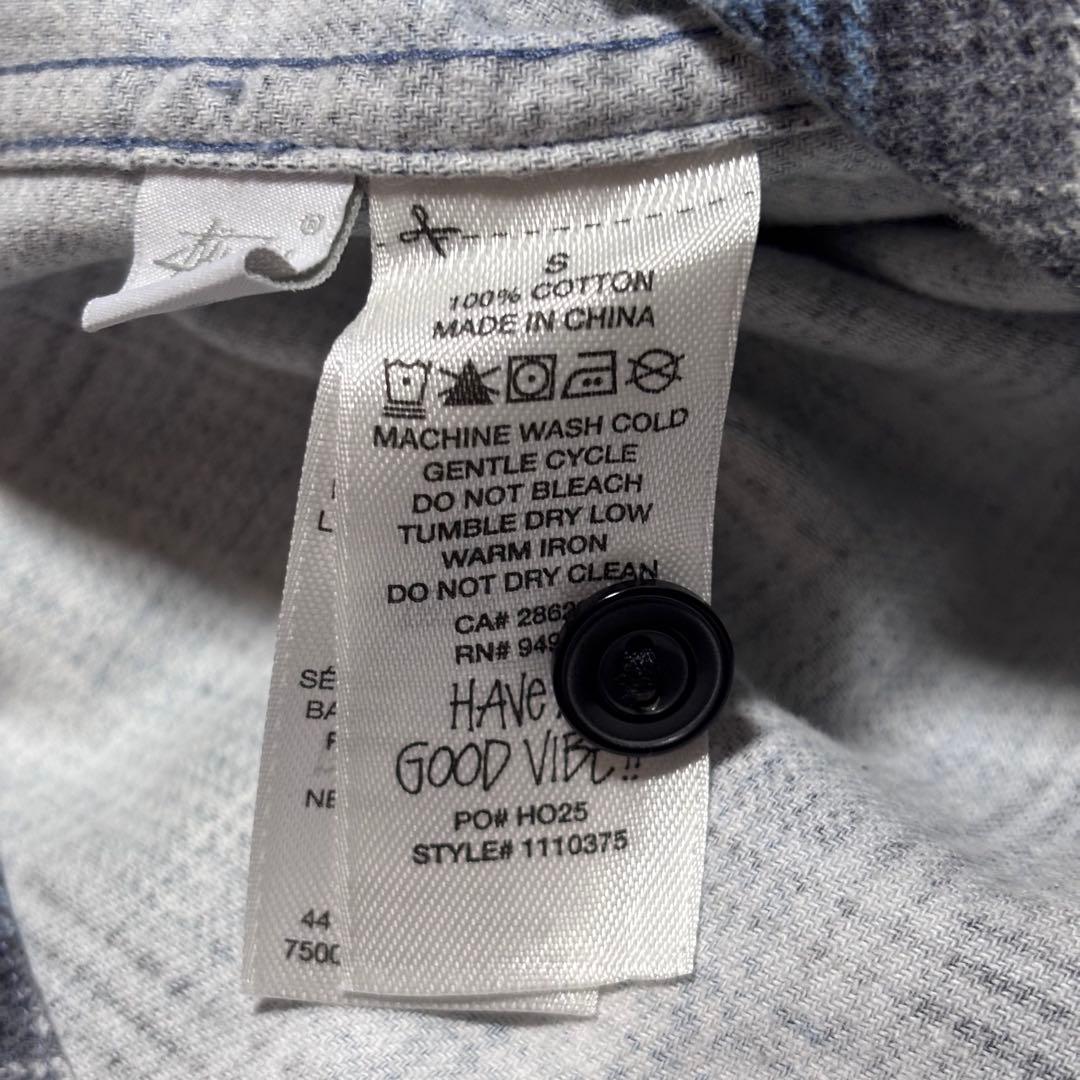 【完売品】stussy DAX PRINTED SHIRT オンブレプリントネル
