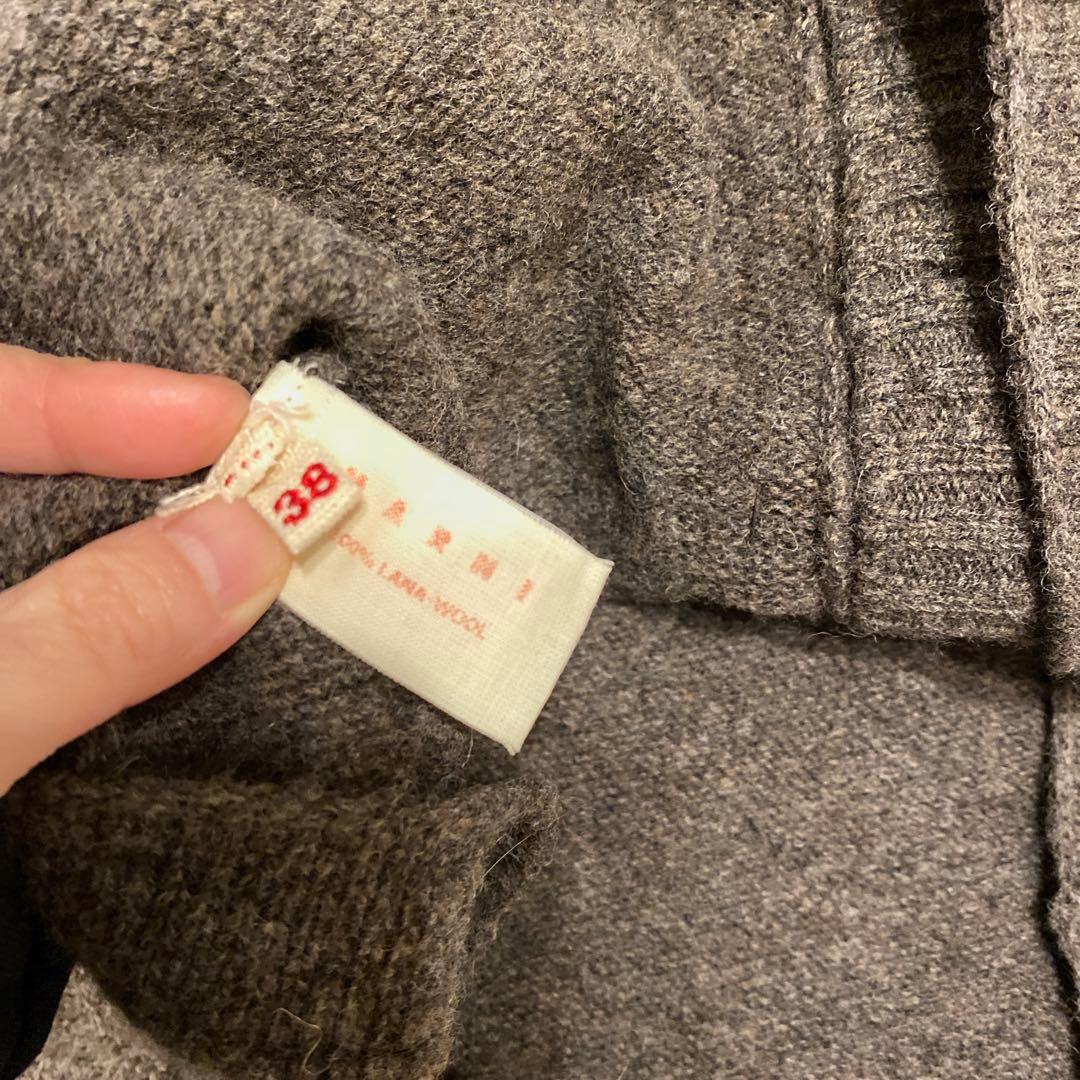 【MARNI 】モチーフ付きカーディガン 38