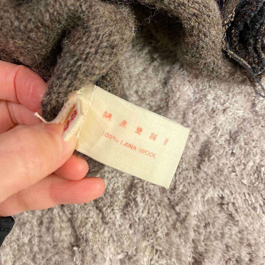 【MARNI 】モチーフ付きカーディガン 38