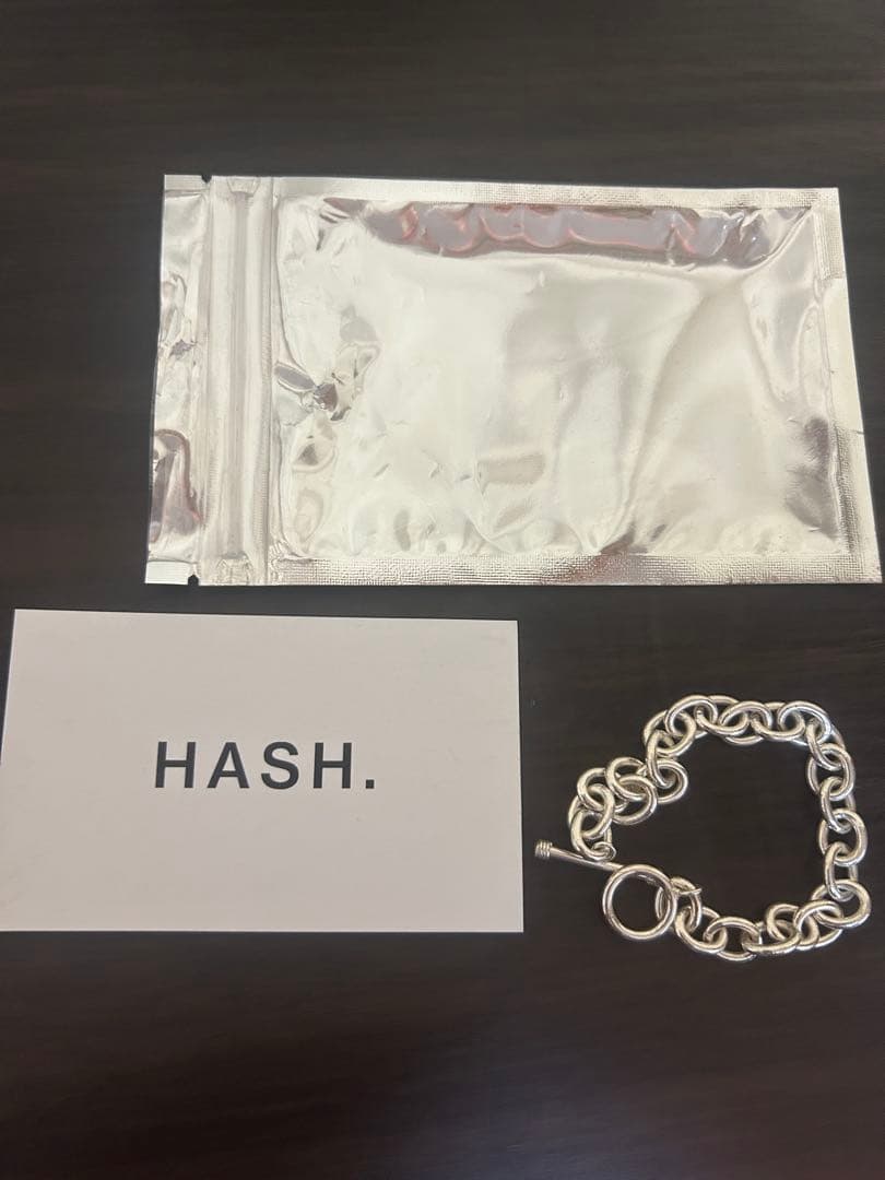hash. ブレスレット　ROUND CHAIN BRACELET II