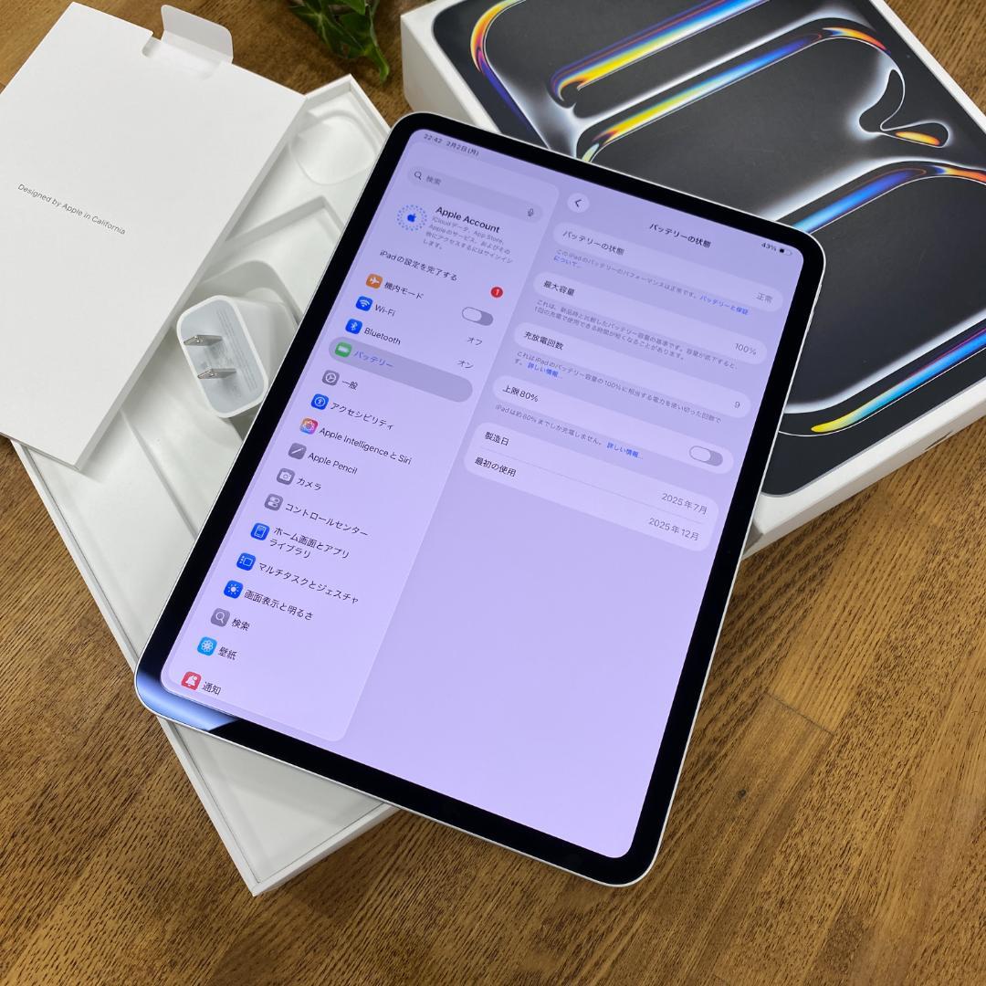 iPad Pro 11インチ M5 256GB シルバー WiFiモデル送料無料