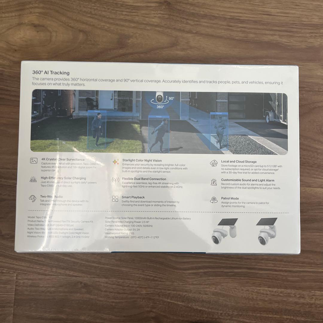 新品未開封　tapo C660 KIT ソーラーパワー防犯カメラ