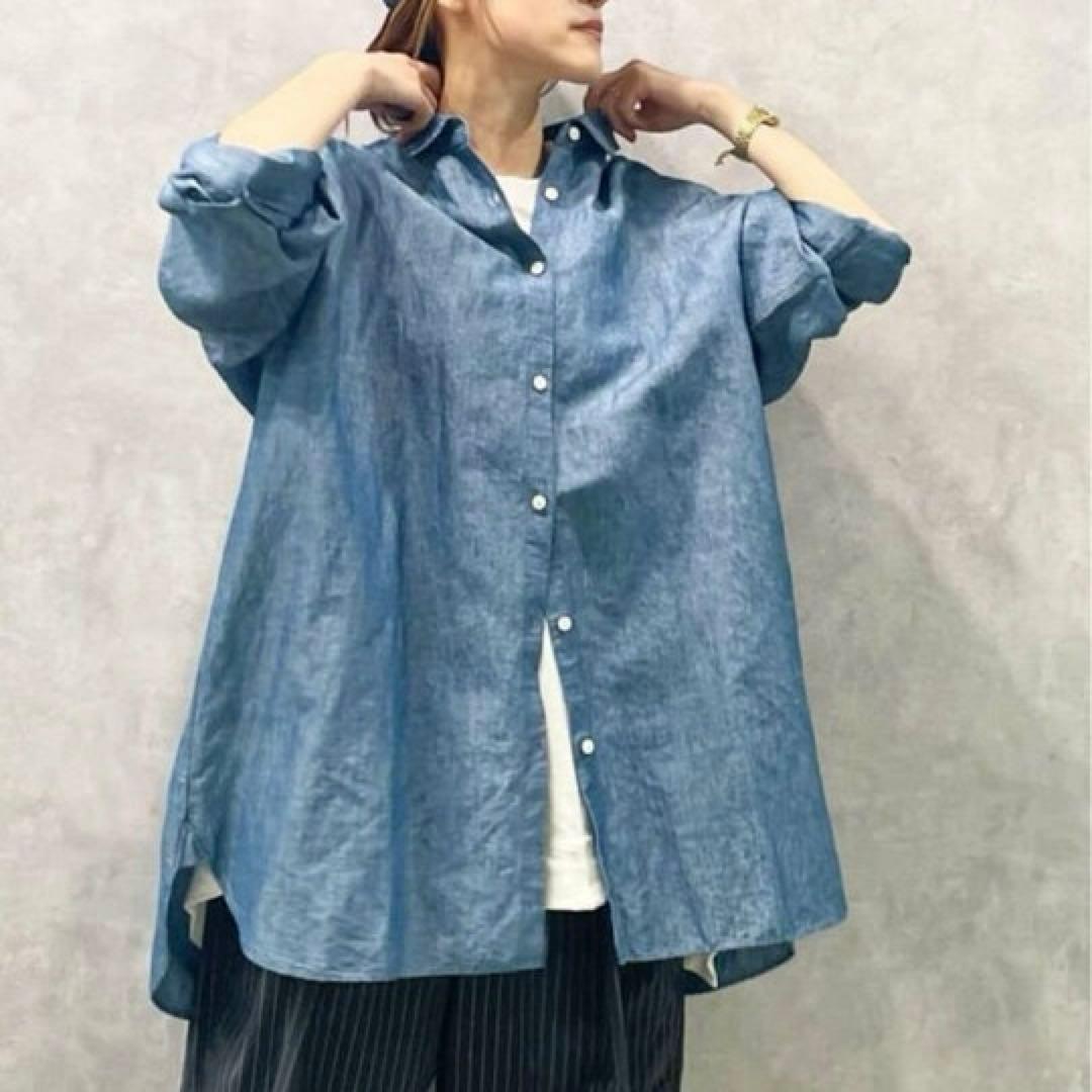 journal standard luxe／シャンブレーBigシャツ