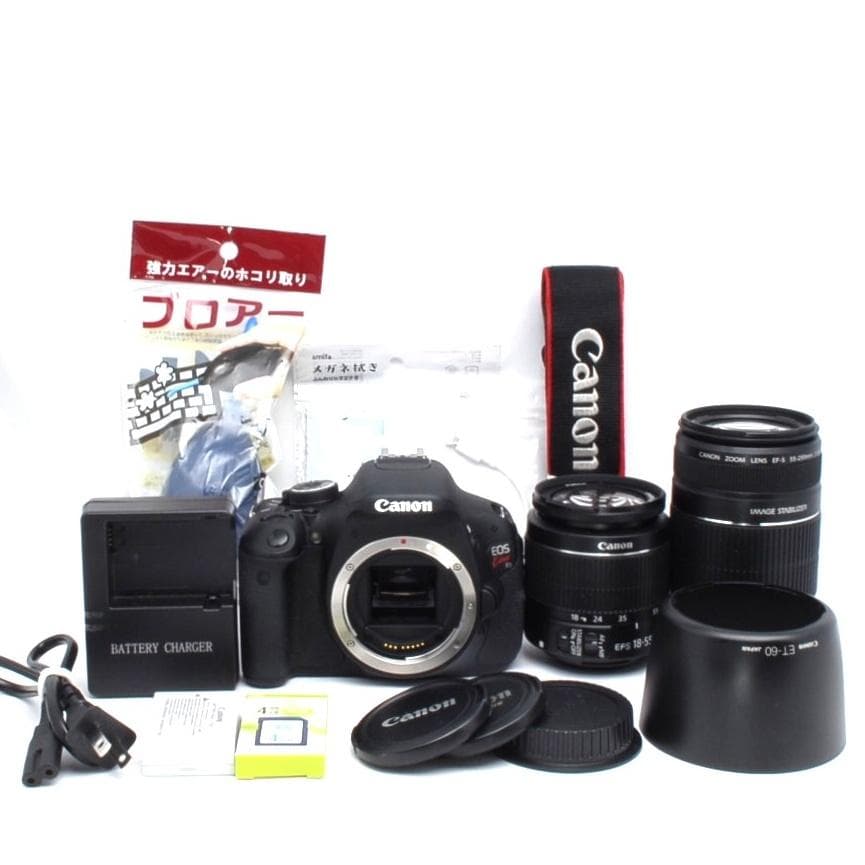 ★美品★スマホ転送★画面回転★Canon Kiss X5★手振れ補正★ダブル★