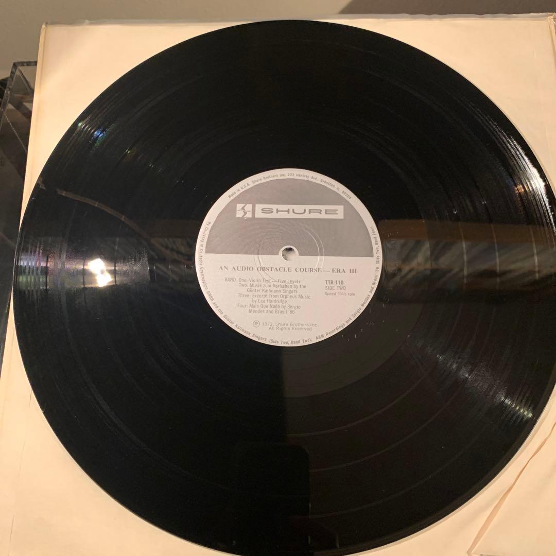 シュアー　SHURE トラッカビリティ・テストレコード