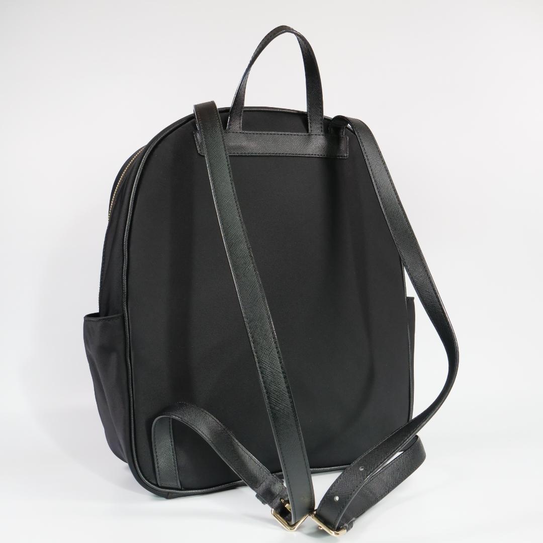 極美品✨ ケイトスペード リュック バックパック ナイロン ブラック 金ロゴ