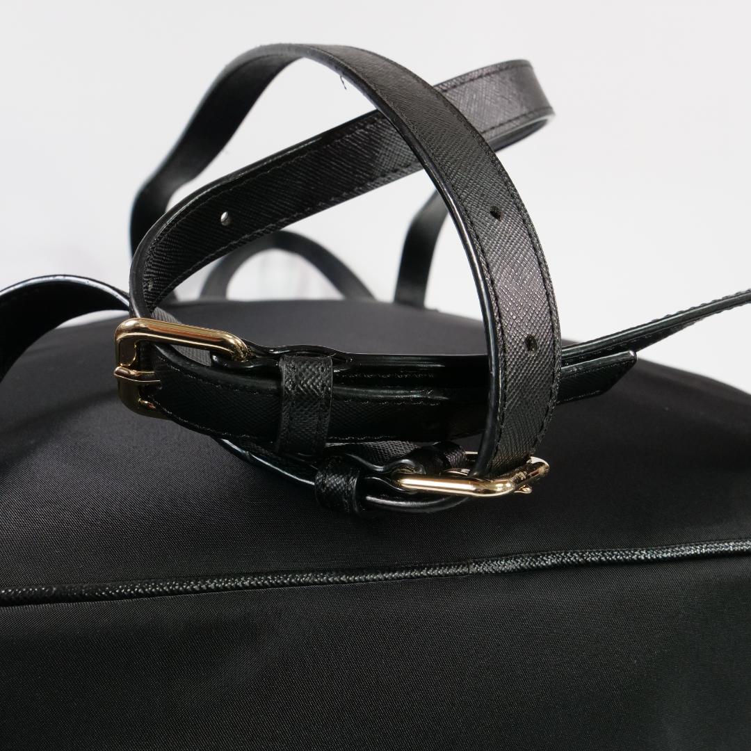 極美品✨ ケイトスペード リュック バックパック ナイロン ブラック 金ロゴ