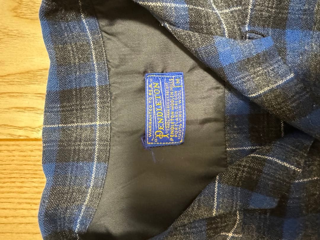 pendleton 50s オンブレチェック　ボードシャツ