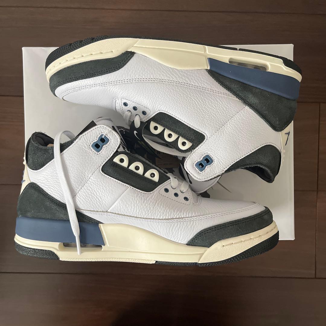 Air Jordan 3 アママニエール　ホワイト/ブラック/ネイビー