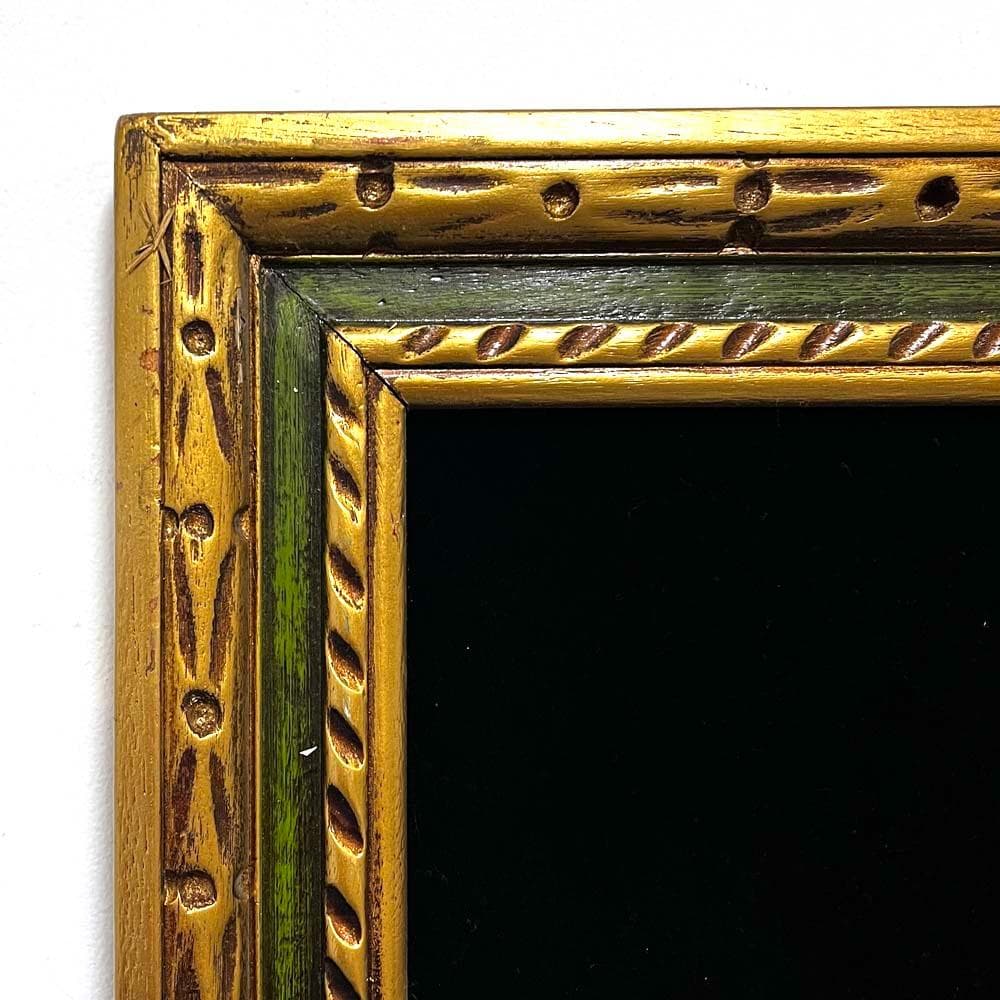 ヴィンテージ額縁木製フレーム1050×870mm②/金ゴールドアンティーク古着屋