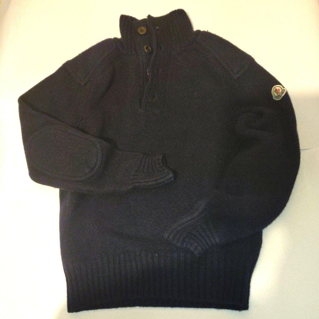 MONCLER　モンクレール　ウール　セーター　ハイネック　ネイビー　暖かい