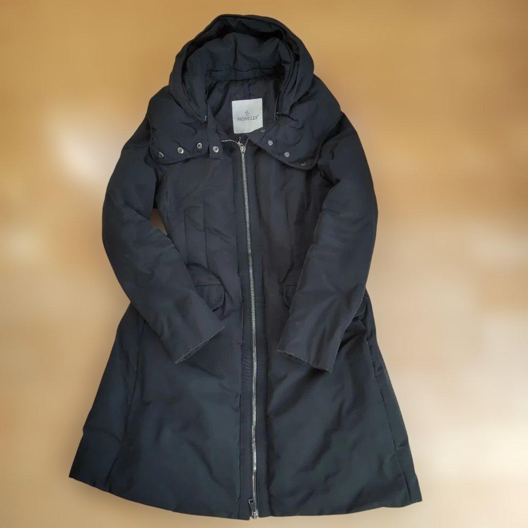 ✨MONCLER モンクレール SAISSAC ロングダウンコート ブラック