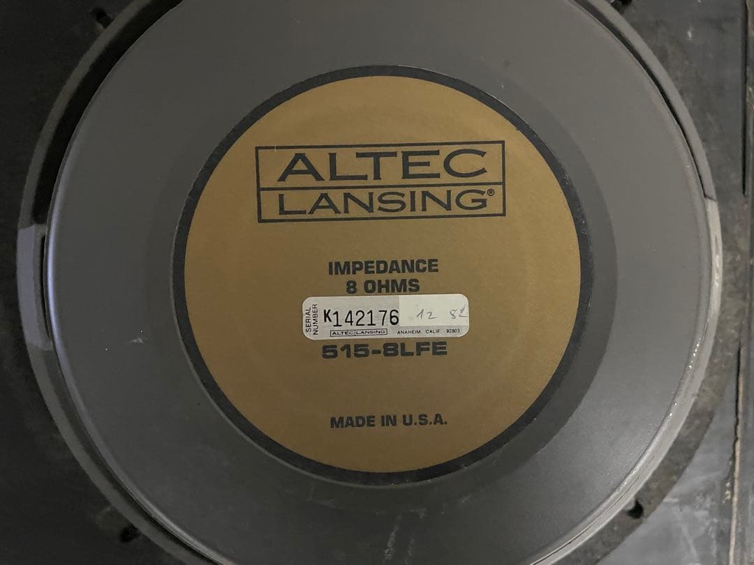ALTEC LANSING 515-8LFE ウーファー 2台セット スピーカー