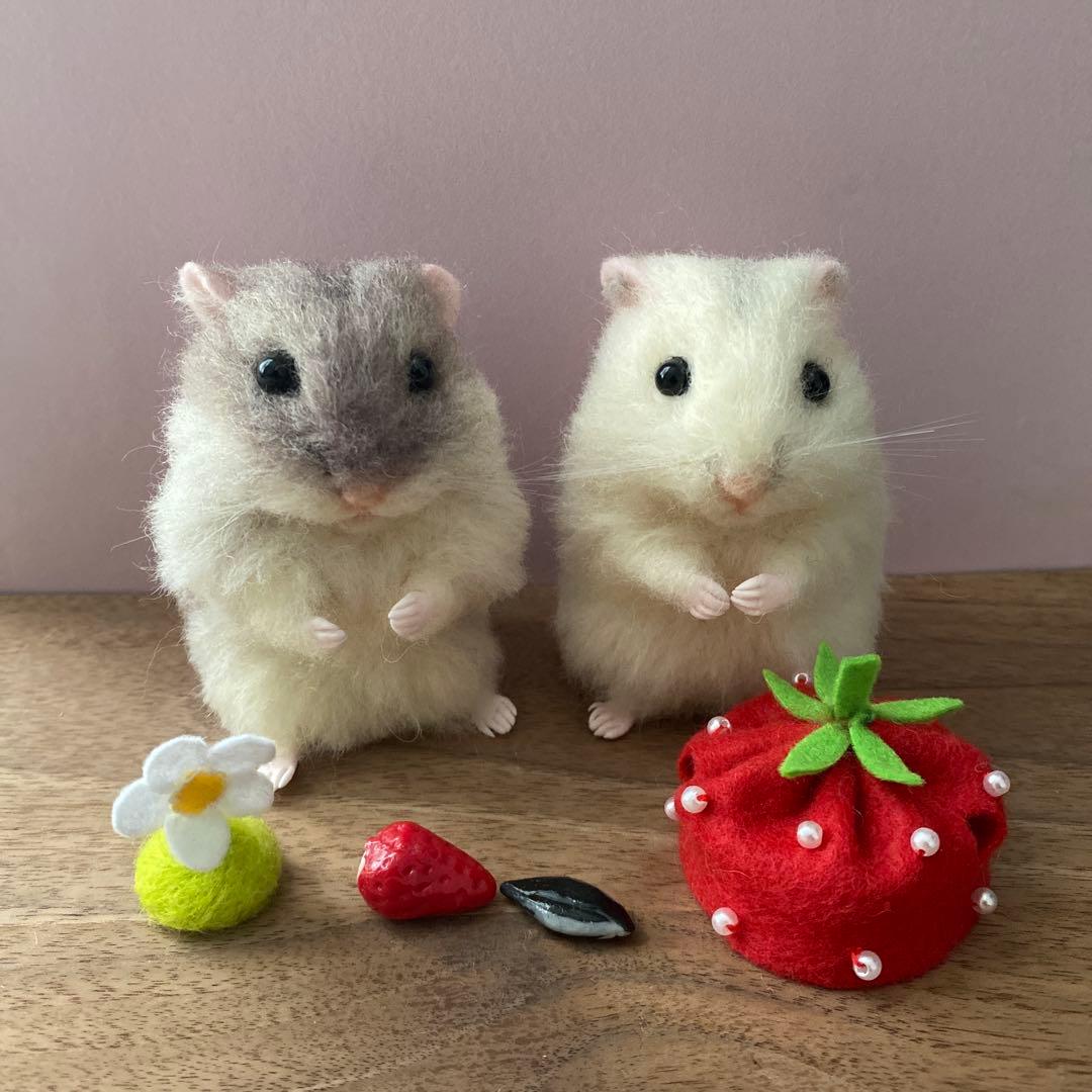 【羊毛フェルト】ハムスター★オーダー（apple mango）