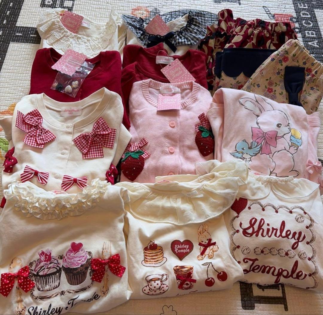 シャーリーテンプル　まとめ売り　ロンT ショーパン　ねこ　トランプ