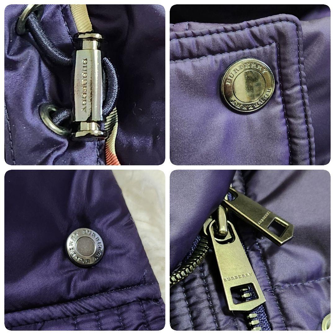 【訳あり極美品】バーバリーロンドン 2WAY ダウンジャケット ノバチェック