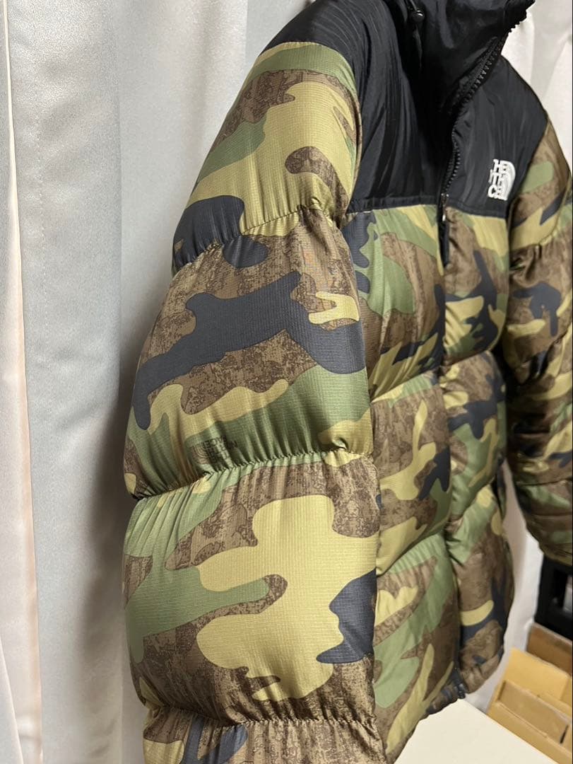 THE NORTH FACE カモフラージュ ダウンジャケット Mサイズ ノース