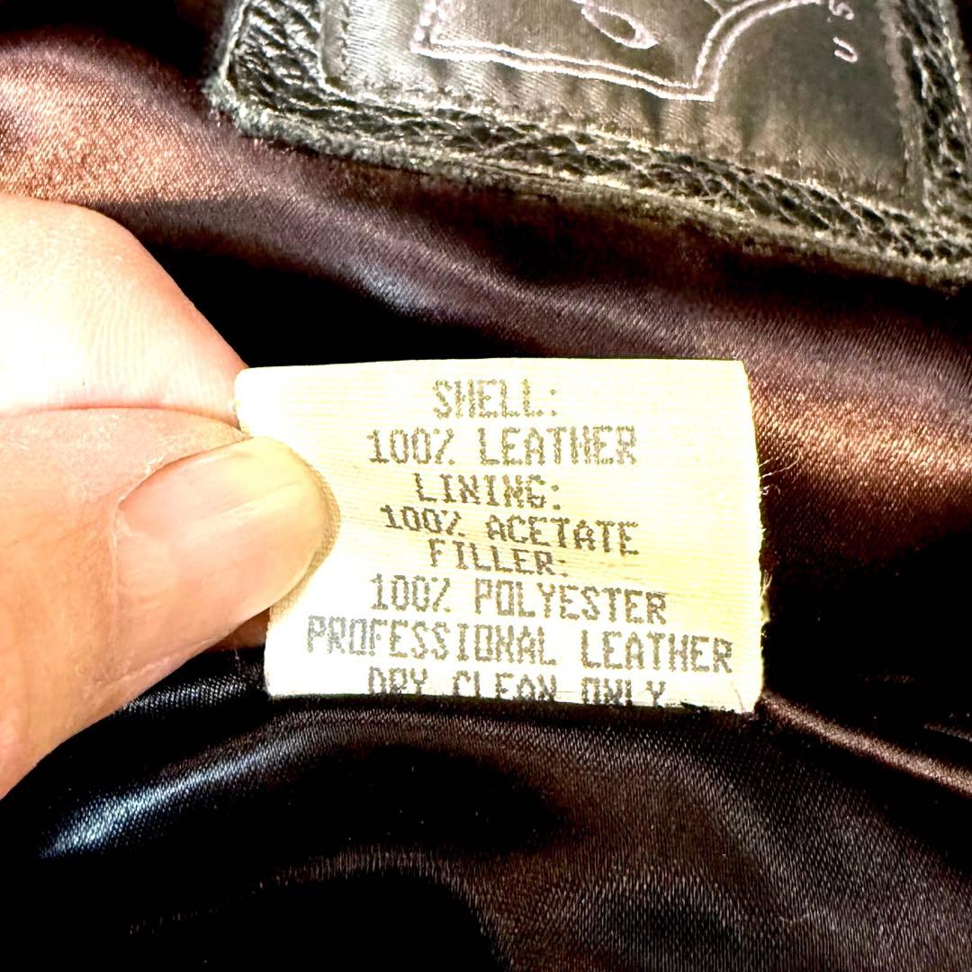 A&Gエーアンドジー レザーベスト シルバー925本革&スティングレー￼￼エイ革