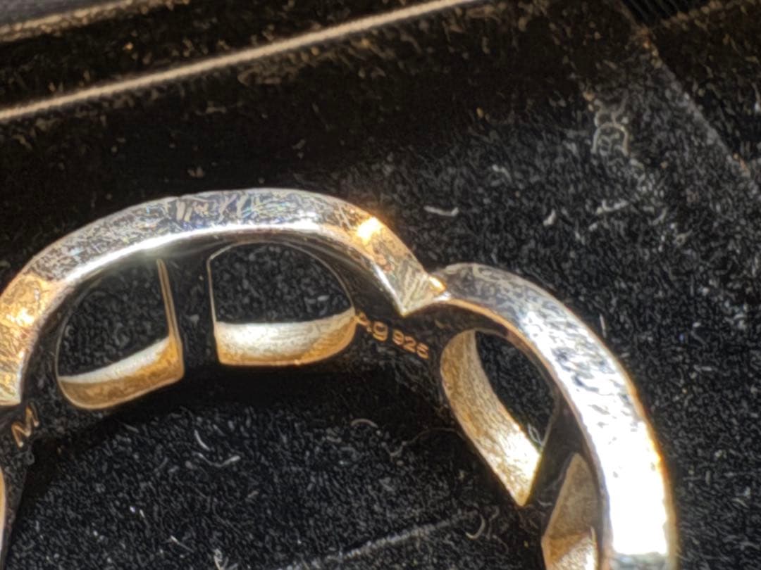 Dior CDロゴチェーンリング