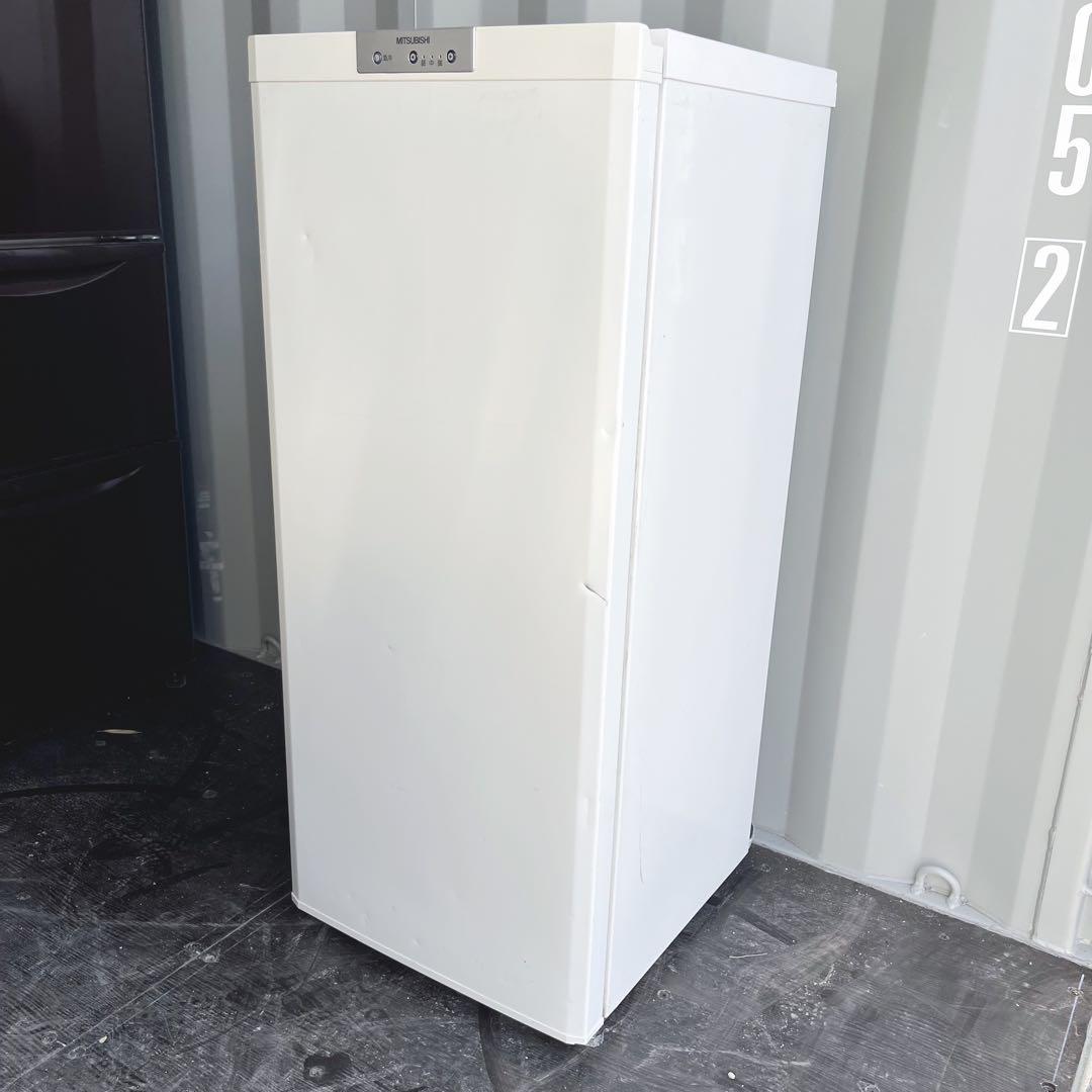 75取付無料！三菱急速冷凍 4段ケース121L冷凍庫ホームフリーザー